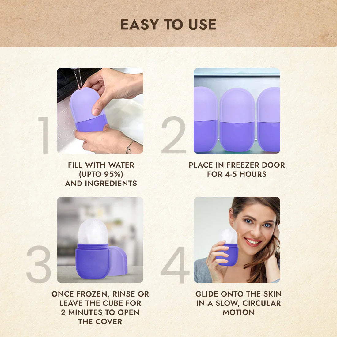 Glow Chiller: The Perfect Ice Cube Roller for Your Skin Brand New My Store 