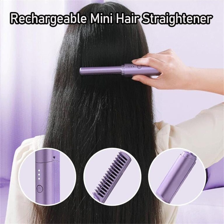 Ultimate Cordless Hair Styler: Straightener, Curler, Hot Comb - USB Rechargeable Brand New Asprda 